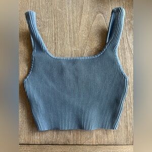 Babaton sculpt knit square neck tank